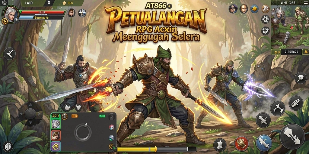 Screenshot gameplay menampilkan aksi pertempuran yang mendebarkan di AT866.