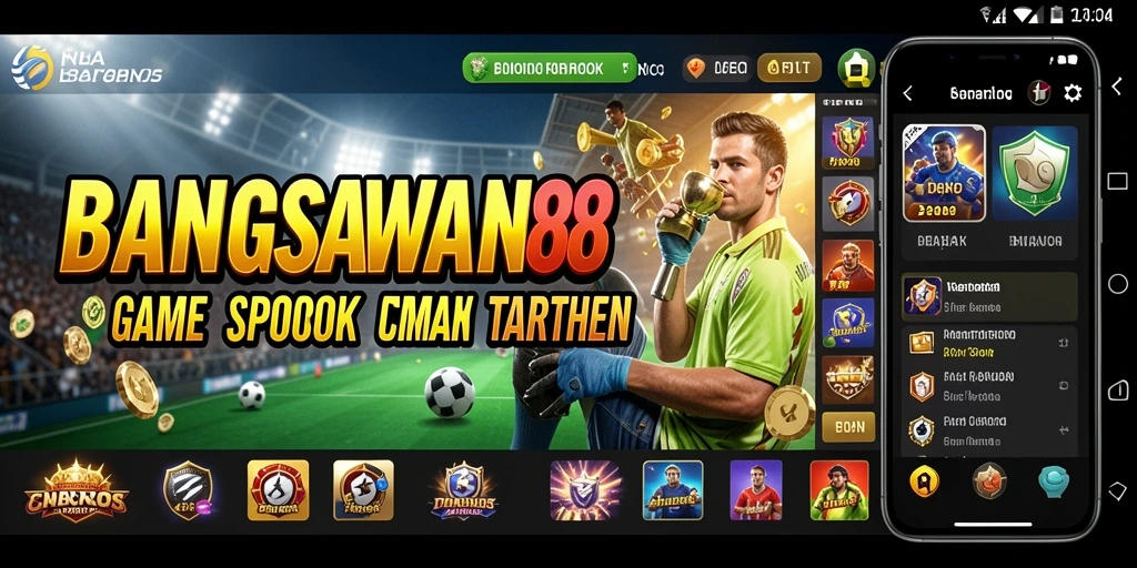 Tampilan menawan dari gameplay dan fitur taruhan live BANGSAWAN88.