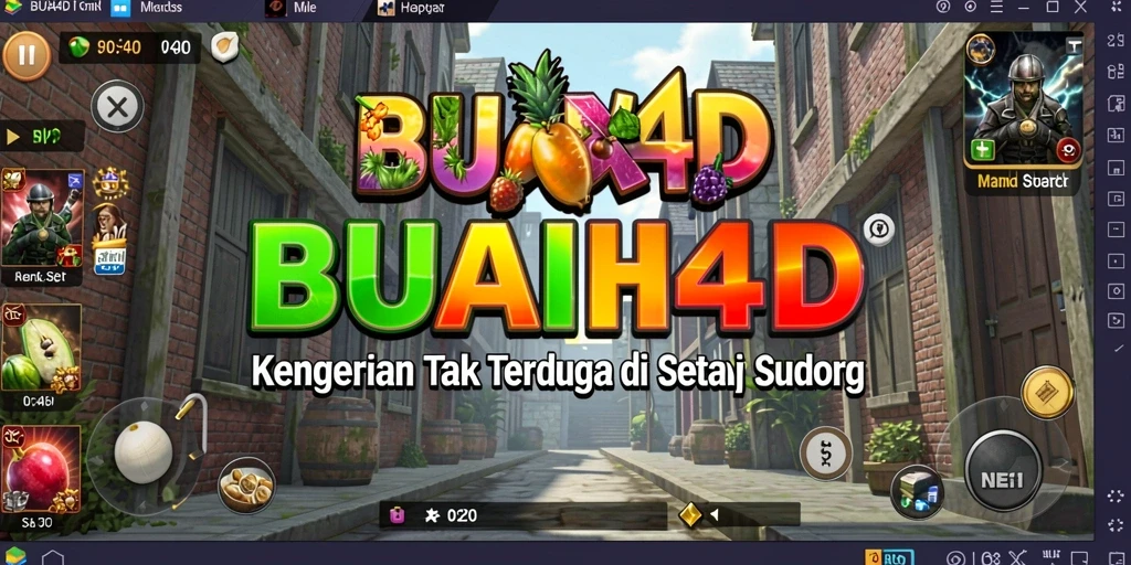 Tampilan gameplay BUAH4D yang mencekam dan penuh ketegangan.