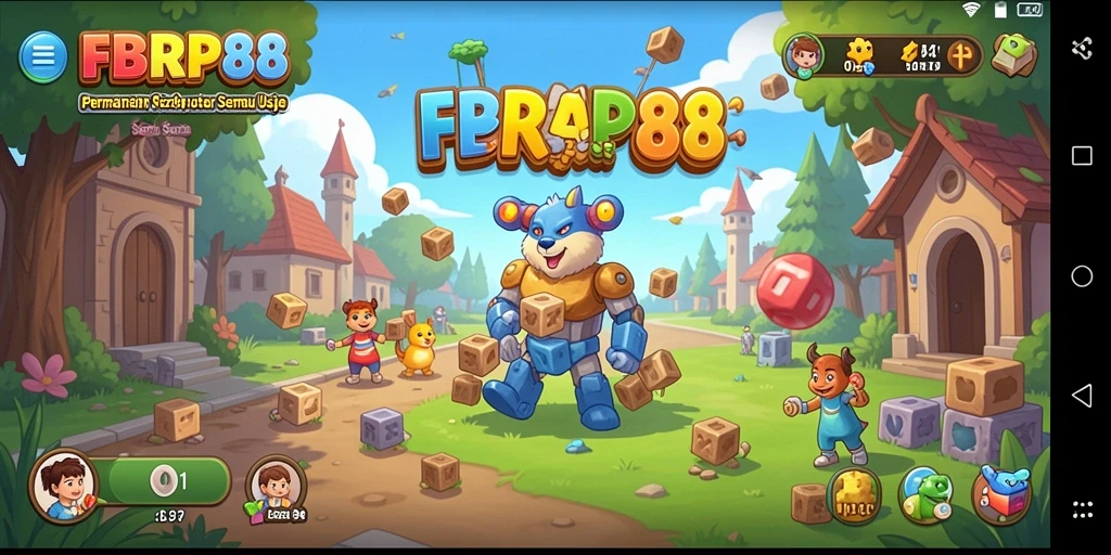 Screenshot gameplay FBRP88 menampilkan tantangan puzzle yang seru.
