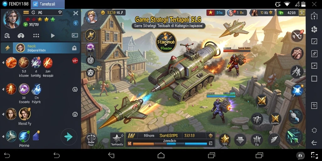 Tangkapan layar gameplay FENDY188 yang menampilkan pertempuran epik.