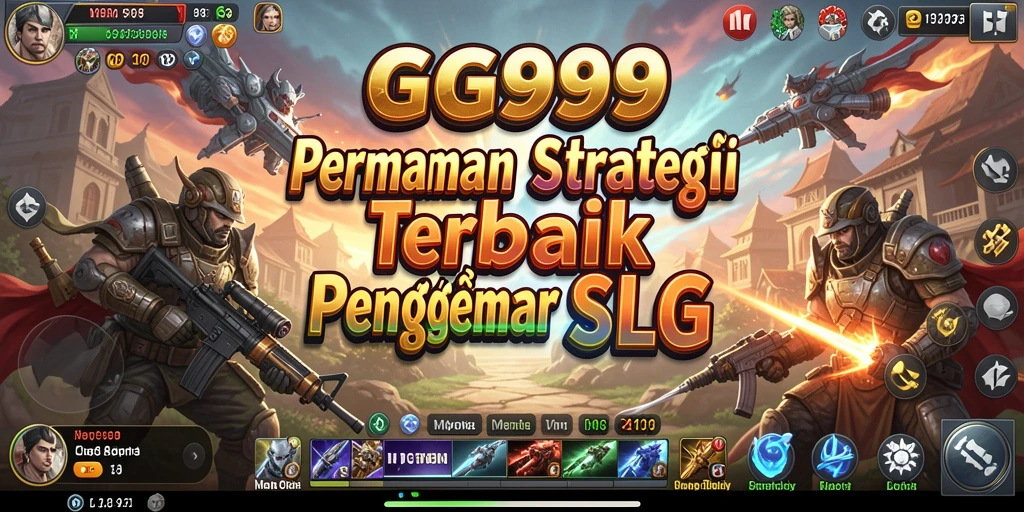 Screenshot GG999 menunjukkan momen intens dalam pertempuran strategi.