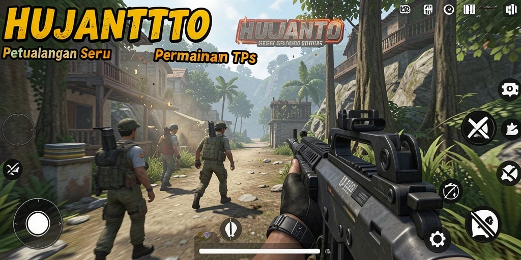 Screenshot gameplay HUJANTOTO menampilkan aksi seru dan grafis yang menarik.
