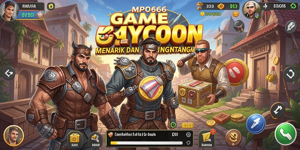 Tampilan menarik gameplay MPO666 dengan elemen Tycoon yang mendebarkan.