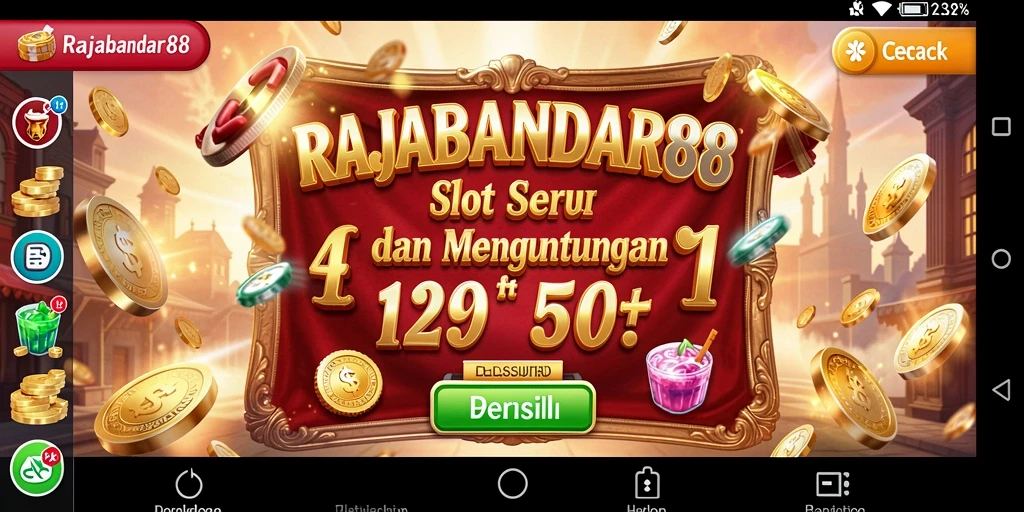 Tangkapan layar gameplay RAJABANDAR88 yang mendebarkan dan penuh warna.
