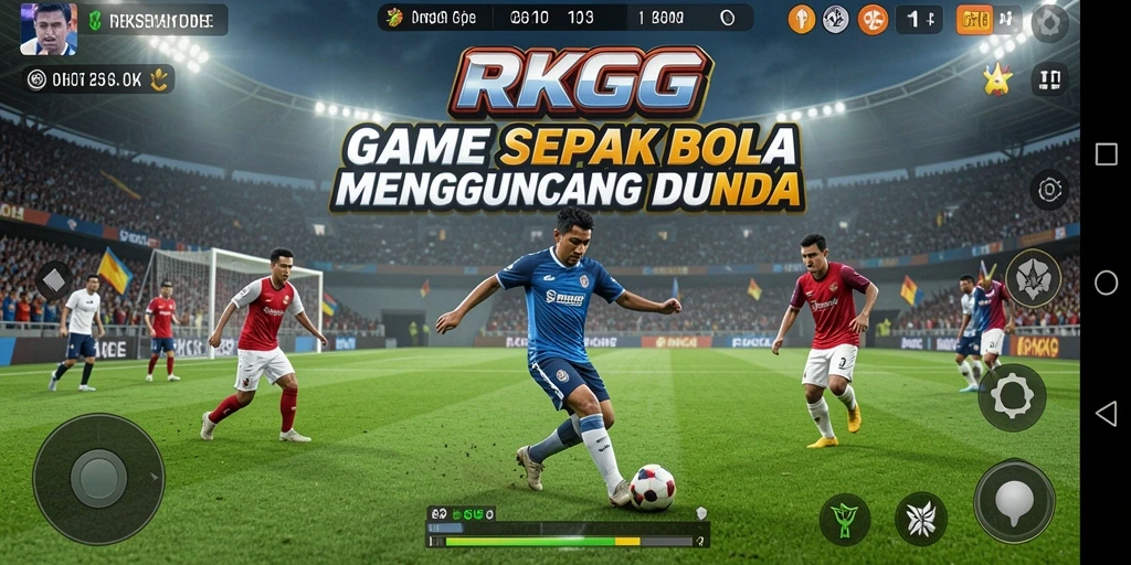 Tampilan seru dari RKGG saat pemain bertanding di lapangan.