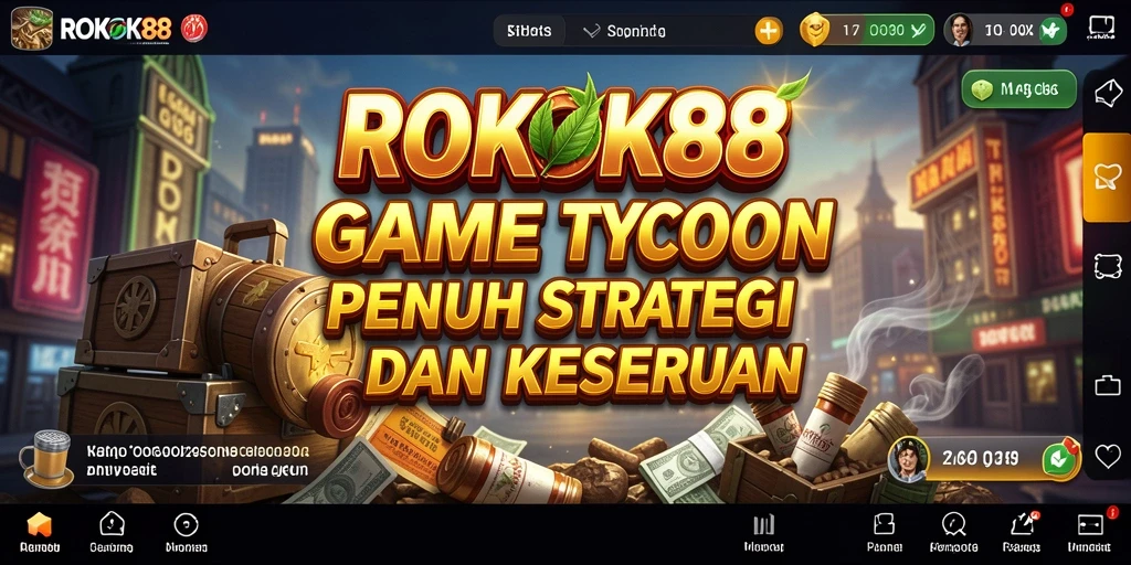 Gameplay menarik ROKOK88 yang menantang strategi bisnis.