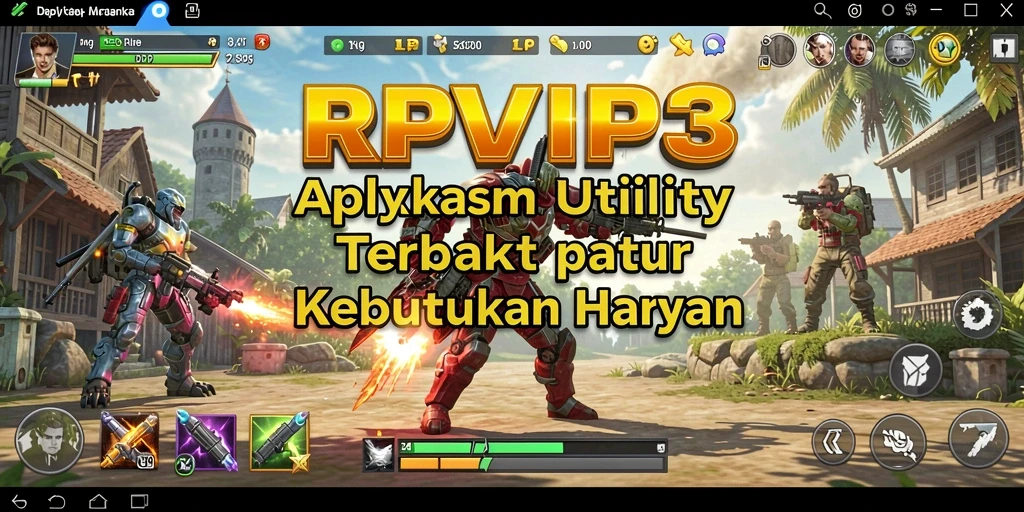 Screenshot RPVIP3 menampilkan antarmuka aplikasi Utility yang intuitif dan fungsional.