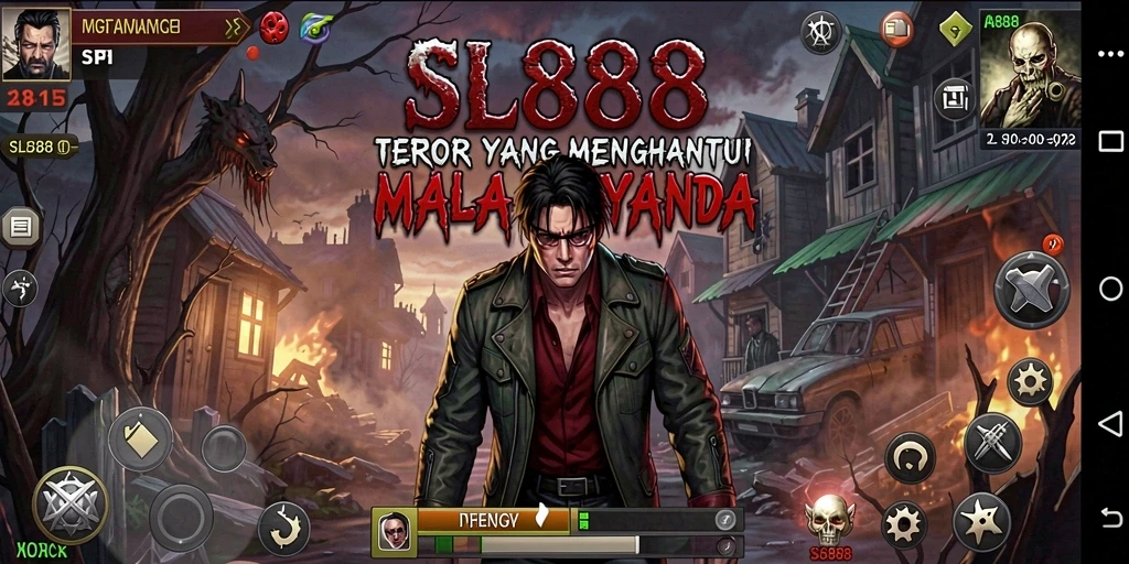 Tampilan gameplay menakutkan dalam SL888 yang memacu adrenalin.