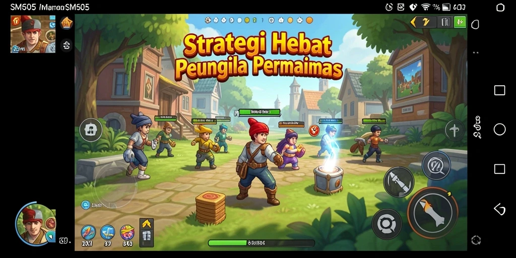 Tampilan menarik dari gameplay SM605 yang penuh strategi.