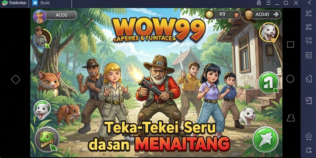 Tampilan gameplay WOW99 yang menantang dan menarik.