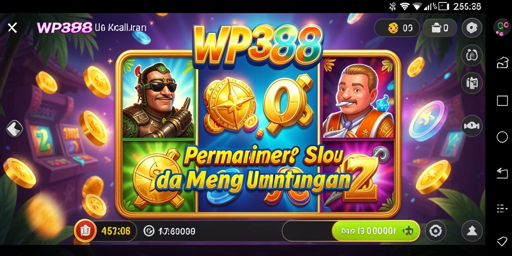 Gameplay WP888 menampilkan Slot yang seru dan mendebarkan.